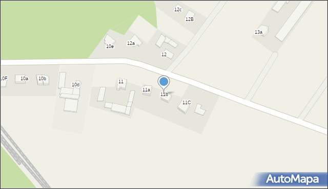 Rakowice, Rakowice, 11b, mapa Rakowice