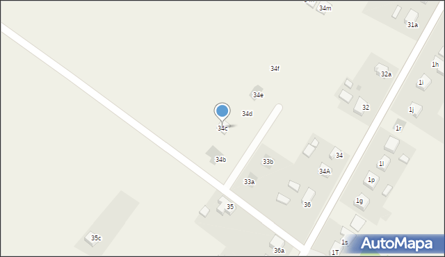 Rakowice, Rakowice, 34c, mapa Rakowice