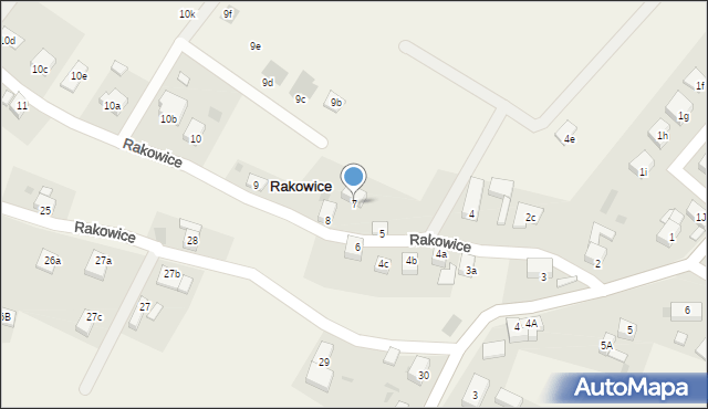 Rakowice, Rakowice, 7, mapa Rakowice