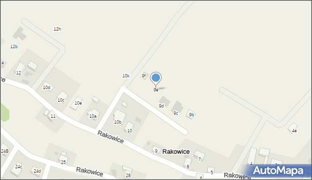 Rakowice, Rakowice, 9e, mapa Rakowice