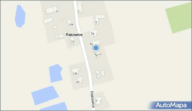 Rakowice, Rakowice, 7a, mapa Rakowice