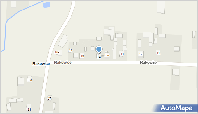 Rakowice, Rakowice, 14, mapa Rakowice