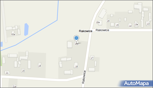 Rakowice, Rakowice, 18a, mapa Rakowice