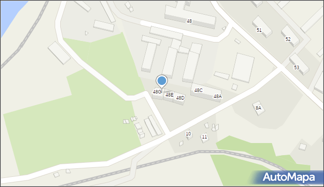 Rakowice Wielkie, Rakowice Wielkie, 48F, mapa Rakowice Wielkie