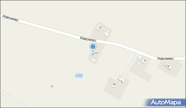 Rakowiec, Rakowiec, 11, mapa Rakowiec