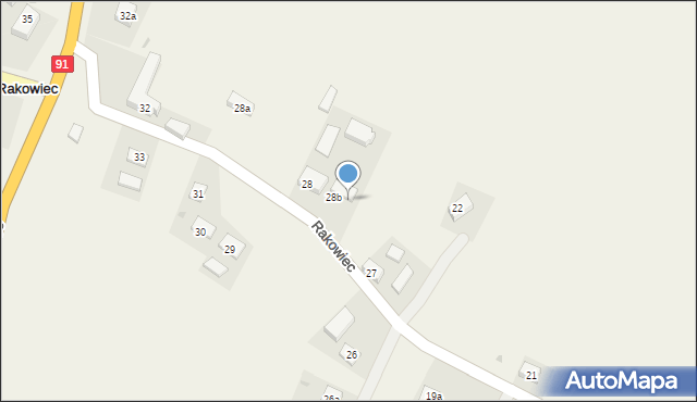 Rakowiec, Rakowiec, 28c, mapa Rakowiec