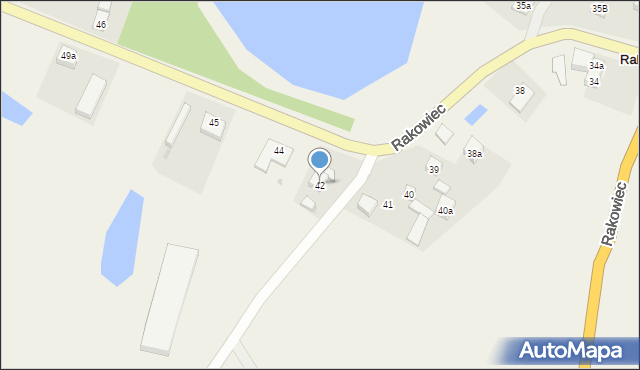 Rakowiec, Rakowiec, 42, mapa Rakowiec
