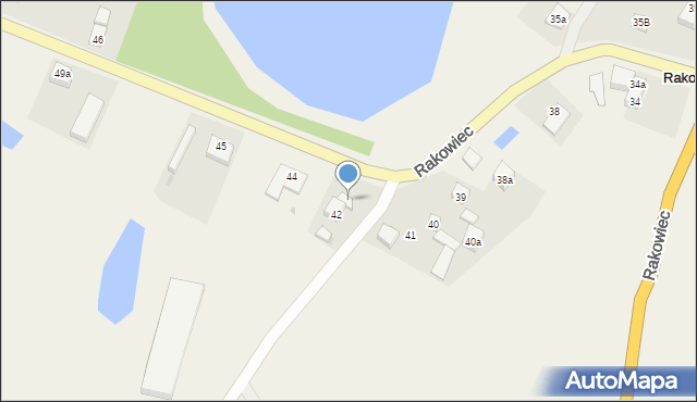 Rakowiec, Rakowiec, 42a, mapa Rakowiec