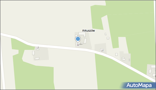 Rakówka, Rakówka, 11, mapa Rakówka