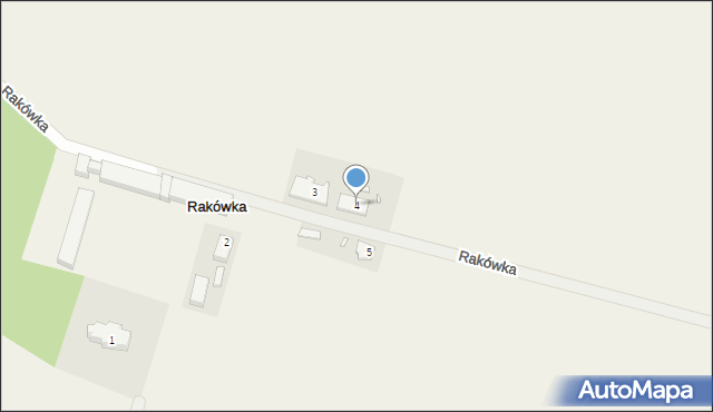 Rakówka, Rakówka, 4, mapa Rakówka