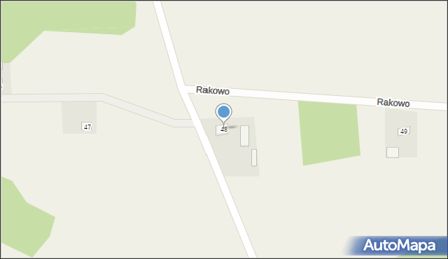 Rakowo, Rakowo, 48, mapa Rakowo