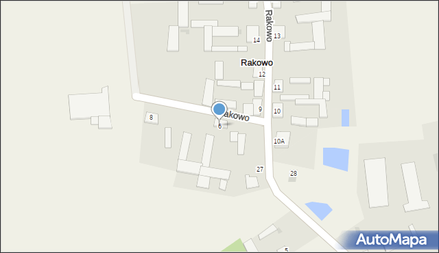 Rakowo, Rakowo, 6, mapa Rakowo