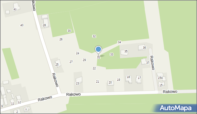 Rakowo, Rakowo, 31, mapa Rakowo