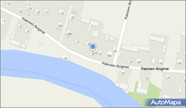 Rakowo-Boginie, Rakowo-Boginie, 31, mapa Rakowo-Boginie