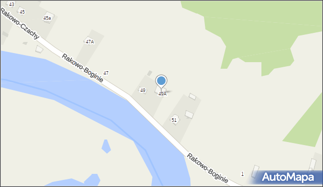 Rakowo-Czachy, Rakowo-Czachy, 49A, mapa Rakowo-Czachy