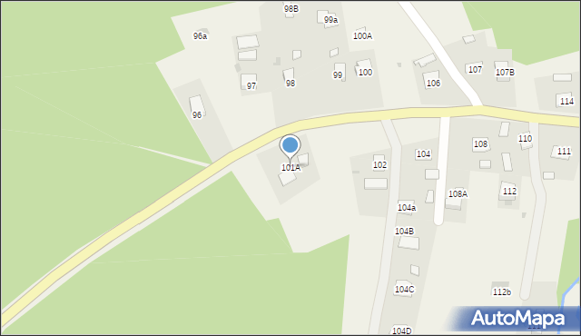 Rakszawa, Rakszawa, 101A, mapa Rakszawa