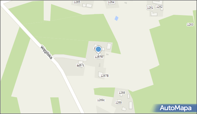 Rakszawa, Rakszawa, 1267A, mapa Rakszawa