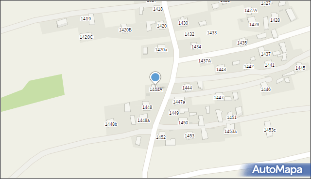 Rakszawa, Rakszawa, 1444A, mapa Rakszawa