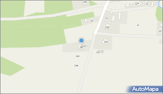 Rakszawa, Rakszawa, 24c, mapa Rakszawa