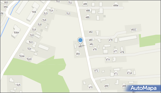 Rakszawa, Rakszawa, 483, mapa Rakszawa