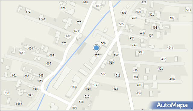 Rakszawa, Rakszawa, 507, mapa Rakszawa