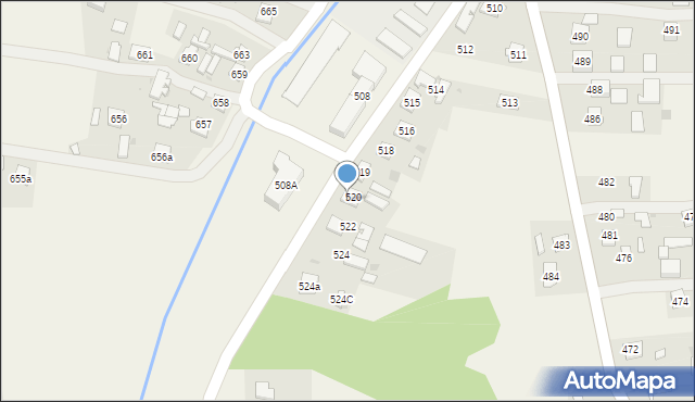 Rakszawa, Rakszawa, 521, mapa Rakszawa