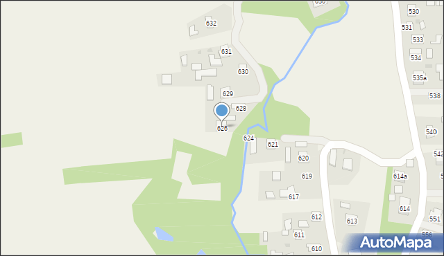 Rakszawa, Rakszawa, 626, mapa Rakszawa