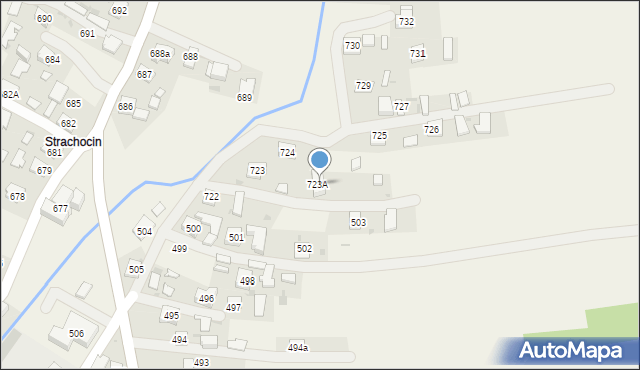 Rakszawa, Rakszawa, 724a, mapa Rakszawa