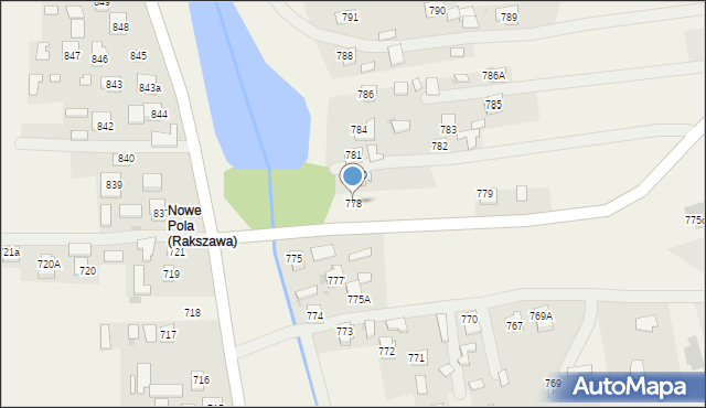 Rakszawa, Rakszawa, 778, mapa Rakszawa