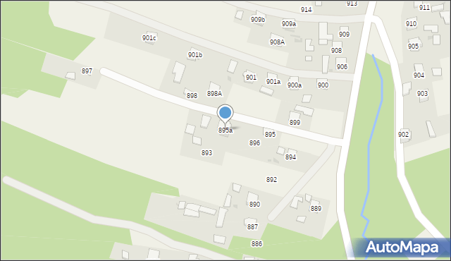 Rakszawa, Rakszawa, 895a, mapa Rakszawa