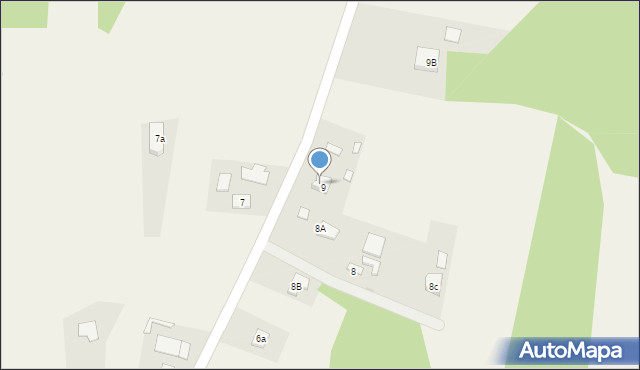 Rakszawa, Rakszawa, 9a, mapa Rakszawa