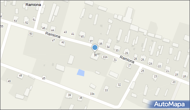 Ramiona, Ramiona, 36, mapa Ramiona