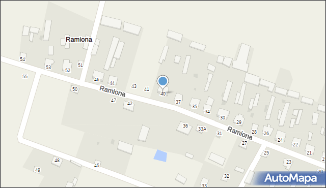 Ramiona, Ramiona, 40, mapa Ramiona