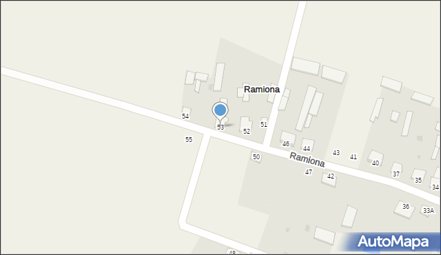 Ramiona, Ramiona, 53, mapa Ramiona