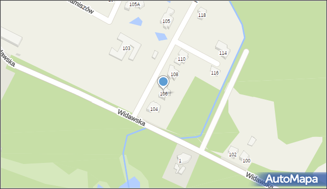 Ramiszów, Ramiszów, 106, mapa Ramiszów