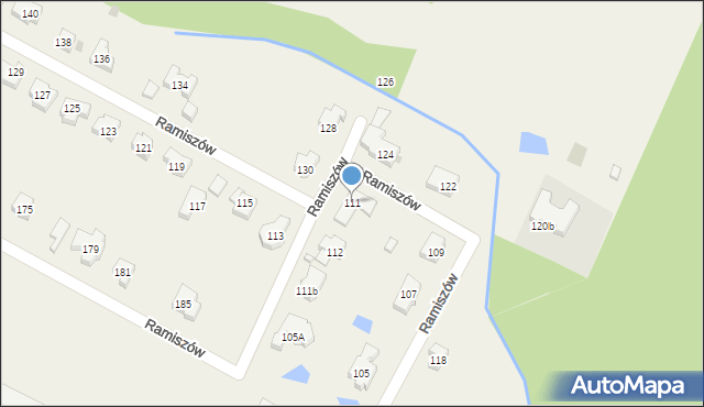 Ramiszów, Ramiszów, 111, mapa Ramiszów