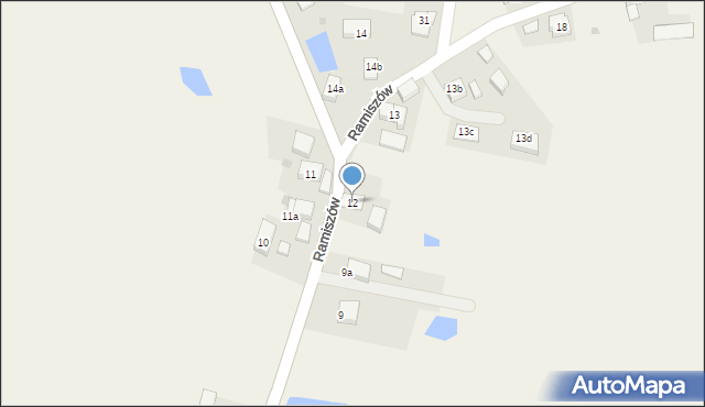 Ramiszów, Ramiszów, 12, mapa Ramiszów