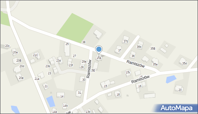 Ramiszów, Ramiszów, 15a, mapa Ramiszów