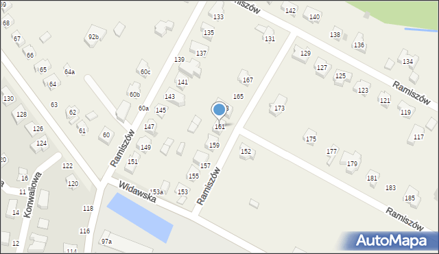 Ramiszów, Ramiszów, 161, mapa Ramiszów