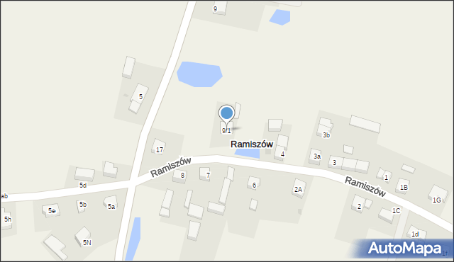 Ramiszów, Ramiszów, 9/1, mapa Ramiszów