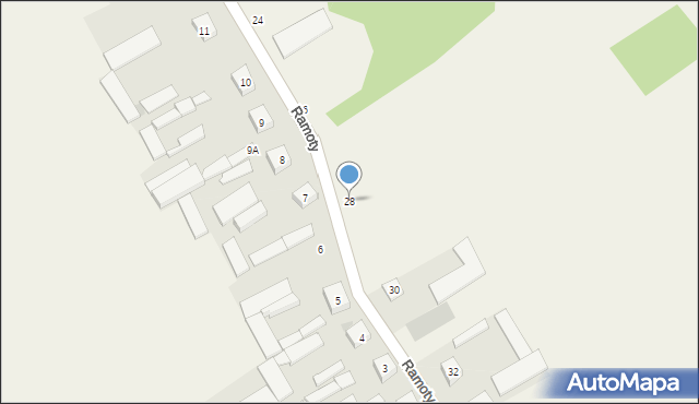 Ramoty, Ramoty, 28, mapa Ramoty