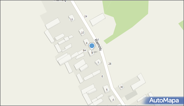 Ramoty, Ramoty, 8, mapa Ramoty