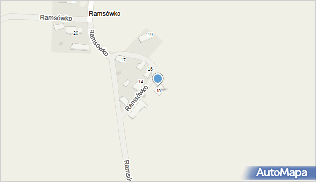 Ramsówko, Ramsówko, 18, mapa Ramsówko