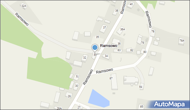 Ramsowo, Ramsowo, 33, mapa Ramsowo