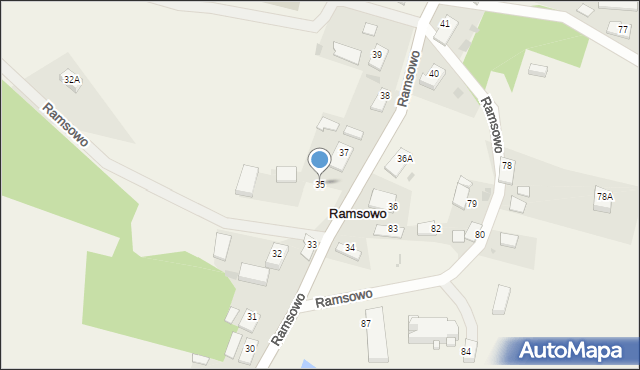 Ramsowo, Ramsowo, 35, mapa Ramsowo