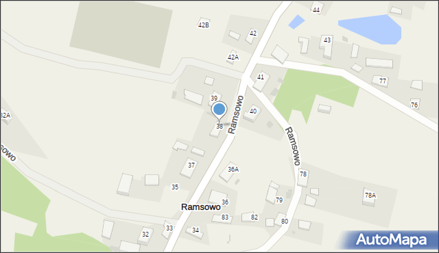 Ramsowo, Ramsowo, 38, mapa Ramsowo