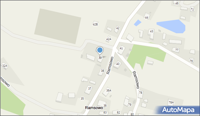 Ramsowo, Ramsowo, 39, mapa Ramsowo