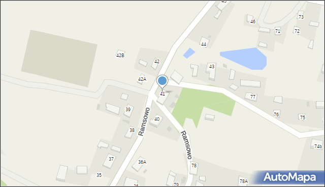 Ramsowo, Ramsowo, 41, mapa Ramsowo