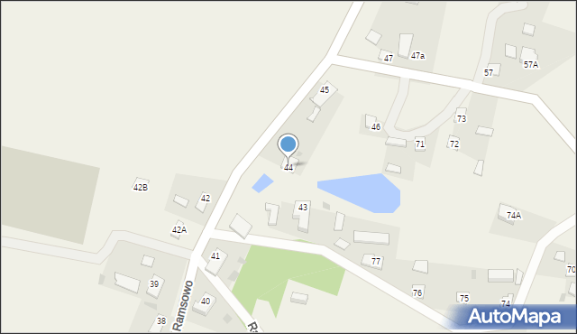 Ramsowo, Ramsowo, 44, mapa Ramsowo