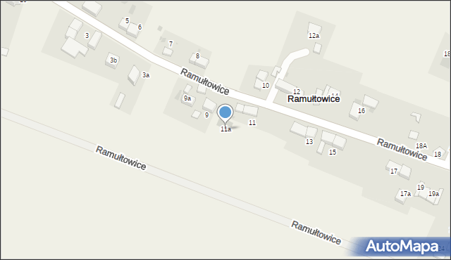 Ramułtowice, Ramułtowice, 11a, mapa Ramułtowice